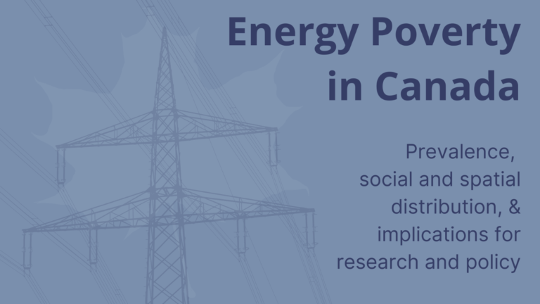 poverty in canada research paper